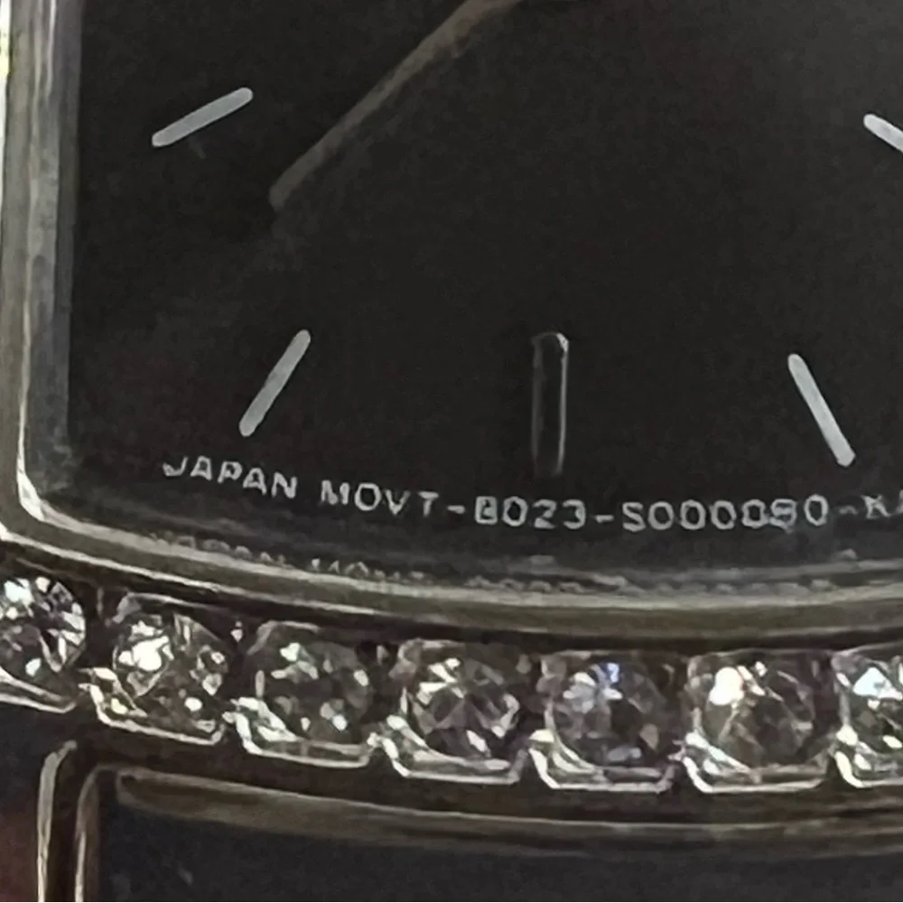 Citizen Eco-Drive Ladies Watch Crystal Black Dial Crystal and Stainless Bracelet